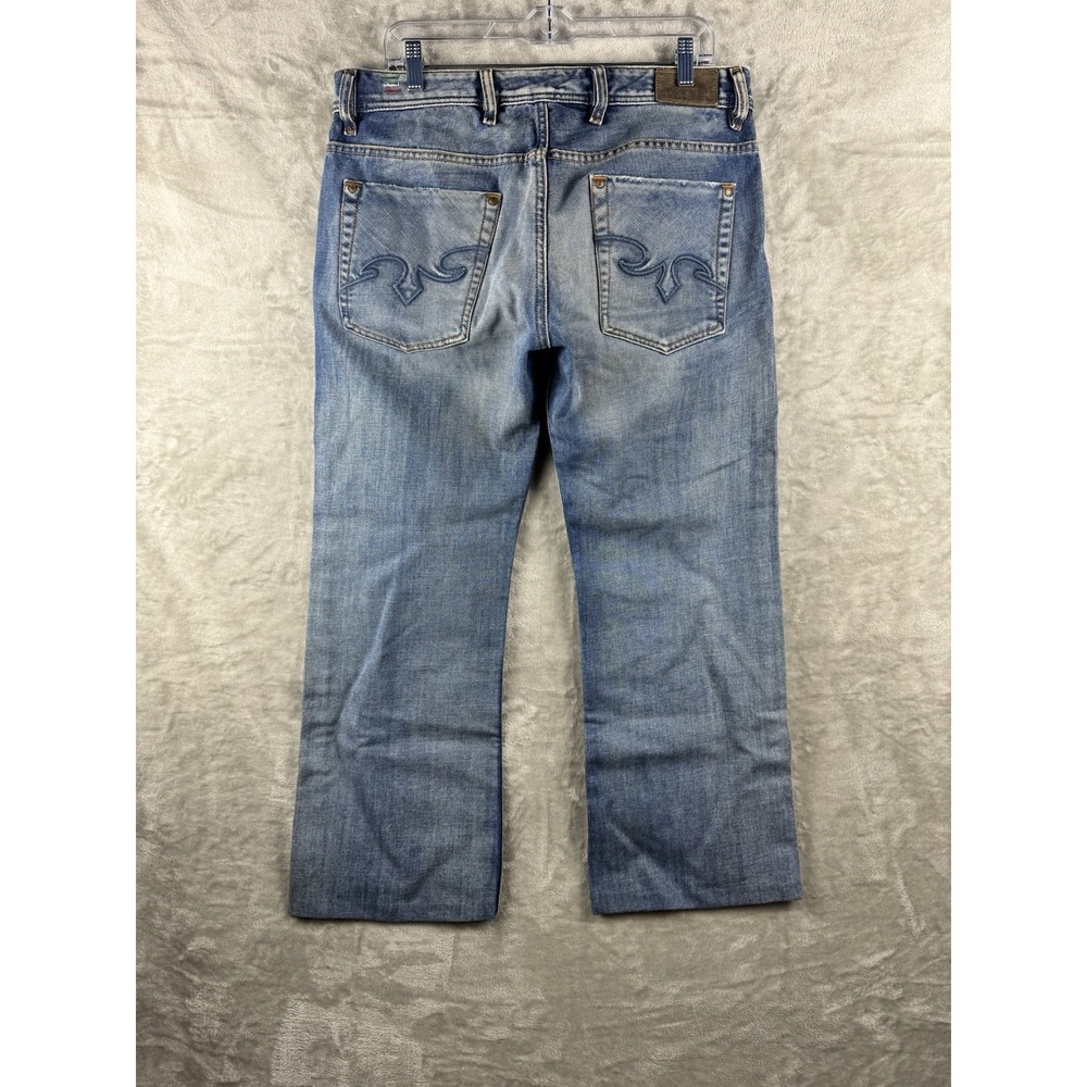 Diesel Saafado Men's Straight Jeans Denim Mens Size 34 (Fits 34x27) Italy READ